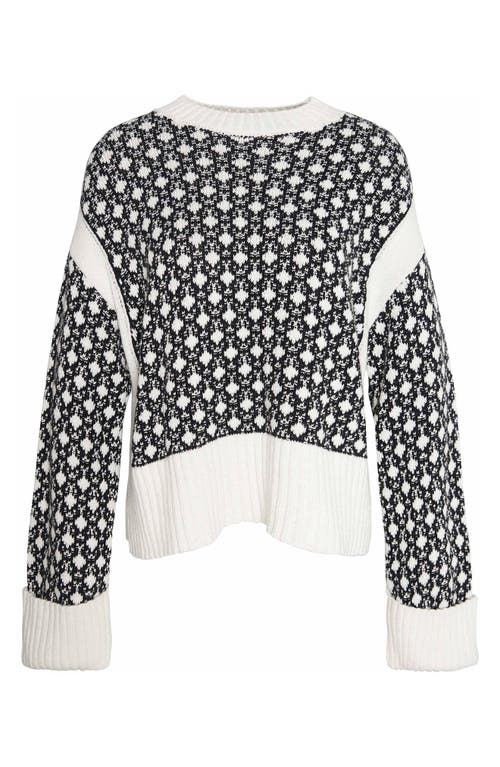 Barbour Paulette Cotton Blend Sweater In Black