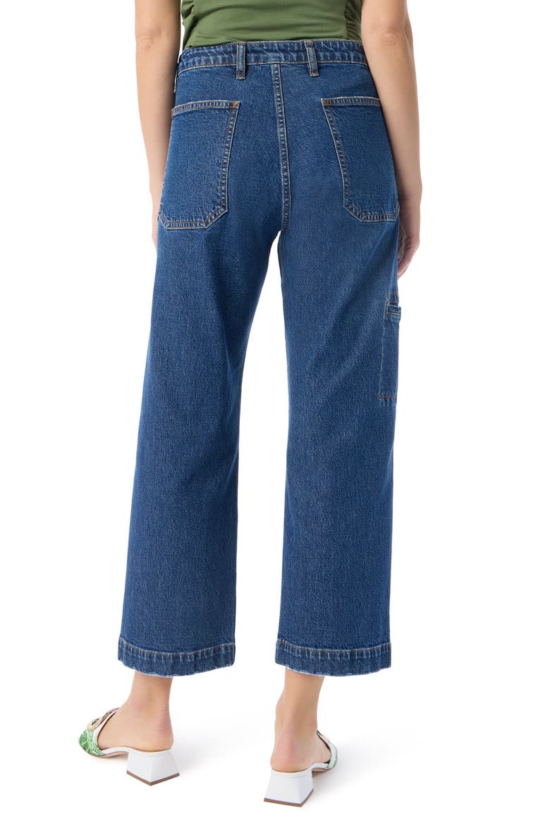 Noemi Patch Pocket Ankle Straight Leg Jeans, Alternate, color, OCEANA