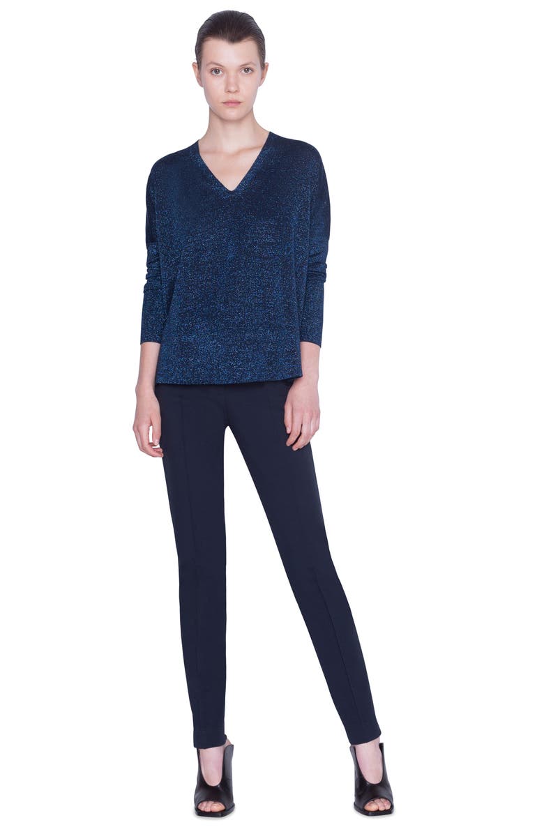 Akris punto Metallic Wool Sweater, Alternate, color, 