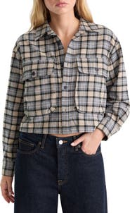 Good American The Patch Pocket Cotton Shirt