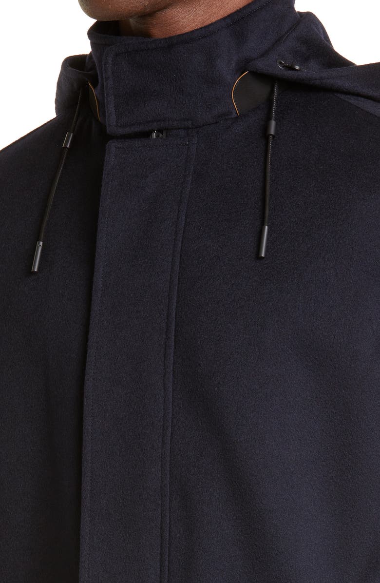 ZEGNA Oasi Cashmere Lite Hooded Jacket, Alternate, color, Navy