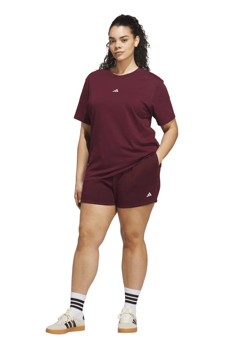 Performance Fleece Drawstring Shorts, Alternate, color, MAROON