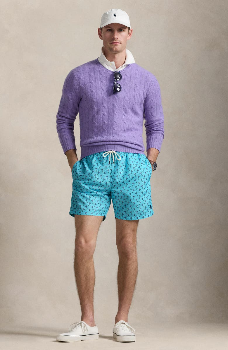 Polo Ralph Lauren Traveler Swim Trunks, Alternate, color, 