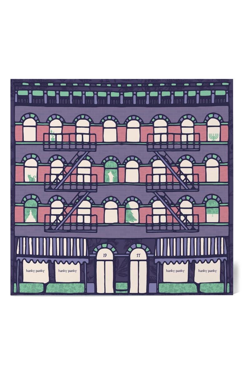 Hanky Panky Holiday Advent Calendar Assorted 25-Pack Low Rise Thongs, Main, color, Holiday 2025 Fashion