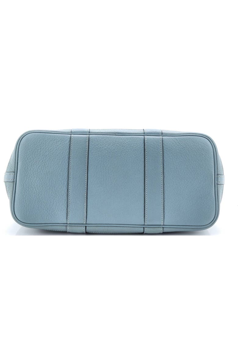 Pre-Owned Hermes Garden Party Tote Leather 30, Alternate, color, Ciel