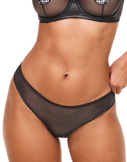 Shop Adore Me Alyshia Thong Panties In Novelty Grey
