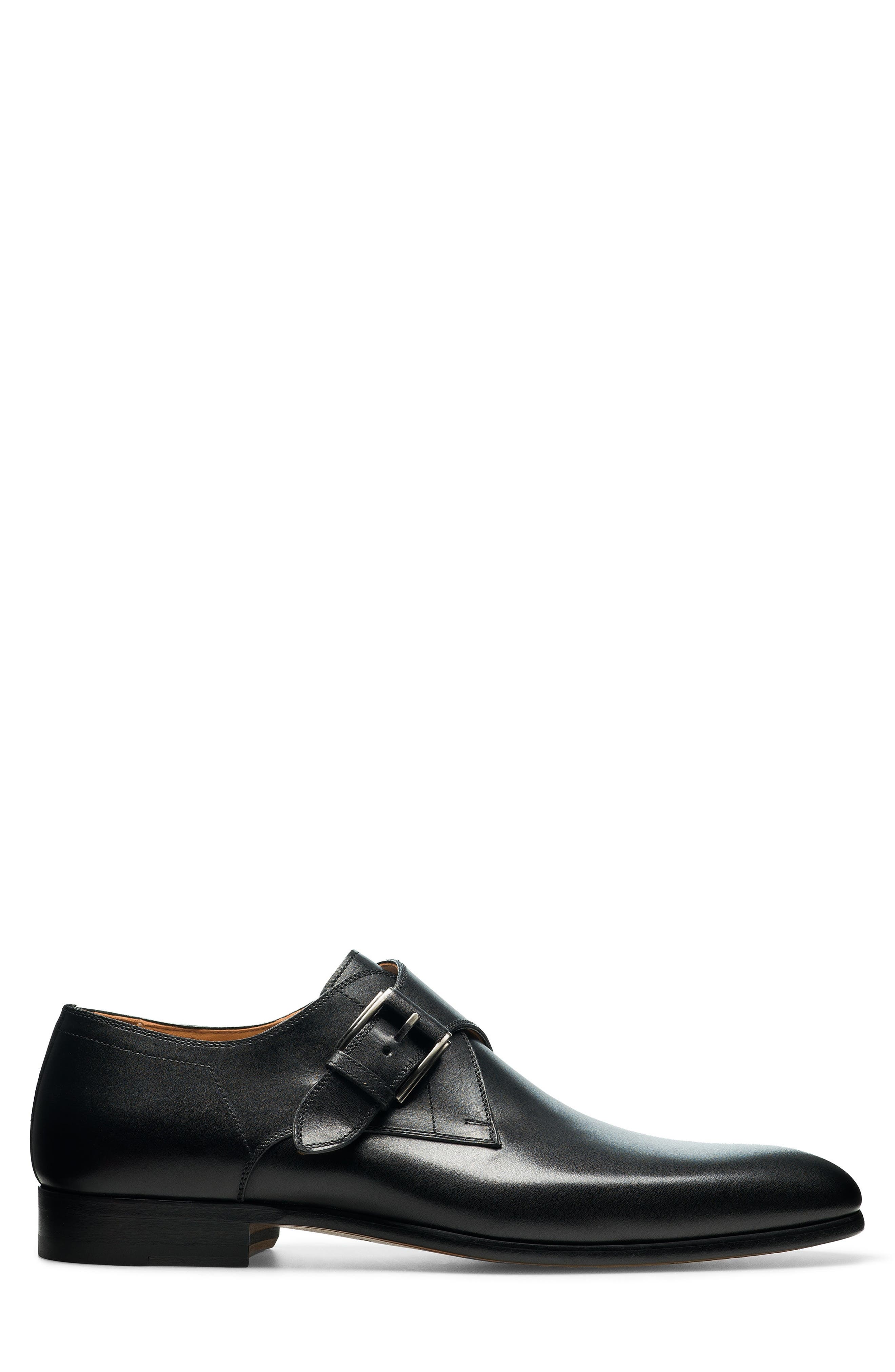 Magnanni Mansfeld Monk Strap Shoe, Alternate, color, 
