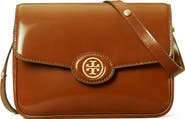 Tory Burch Robinson Spazzolato Leather Shoulder Bag
