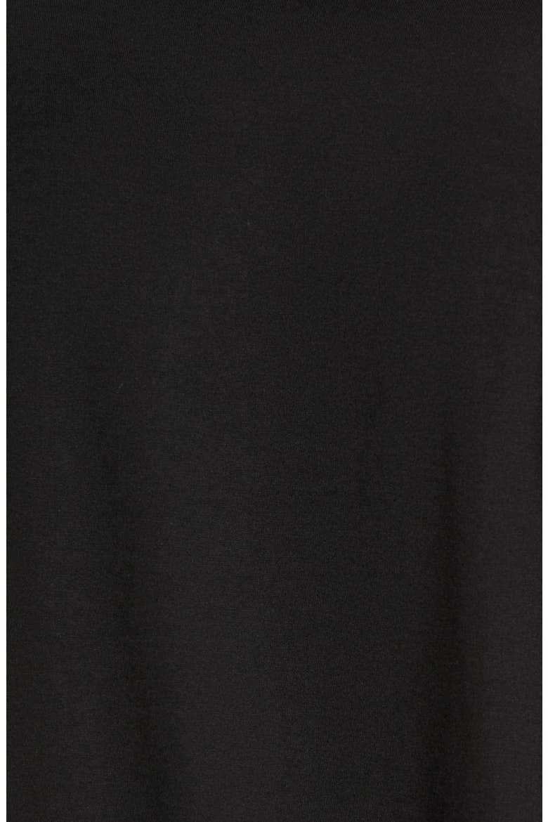 Pima Cotton T-Shirt (Nordstrom Exclusive), Alternate, color, BLACK