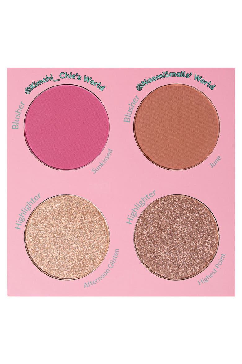 2 Queens in 1 Desert Face Palette, Alternate, color, SUNKISSED IN JUNE