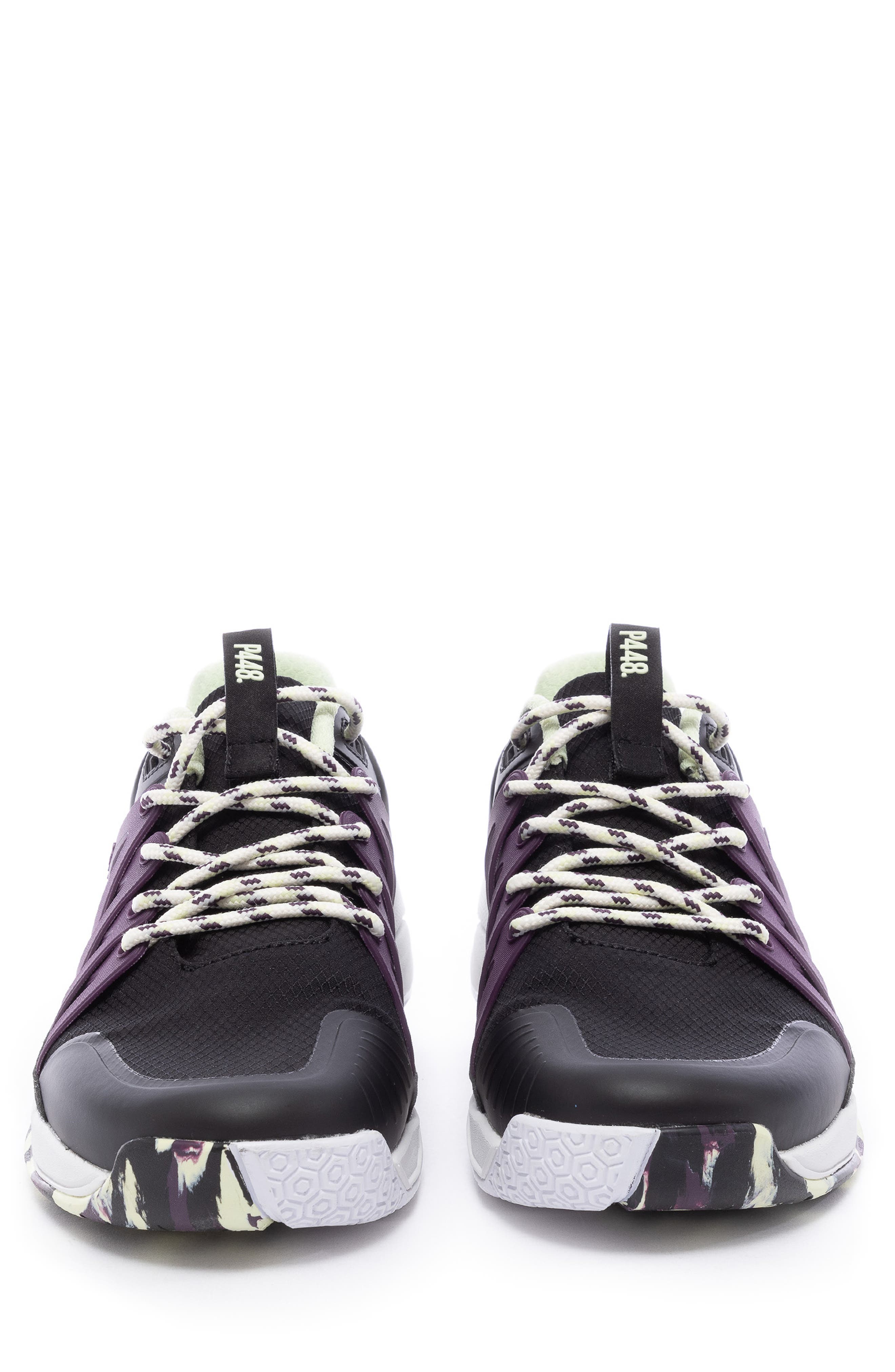 P448 Court Sneaker, Alternate, color, Black Purple