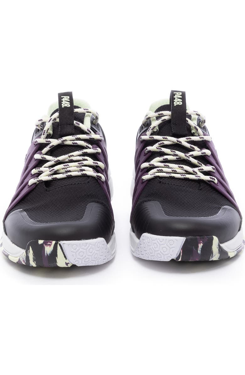 P448 Court Sneaker, Alternate, color, Black Purple