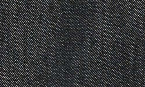 Alice And Olivia Finely Short Raw Hem Button Down Maya Charcoal Black In Black