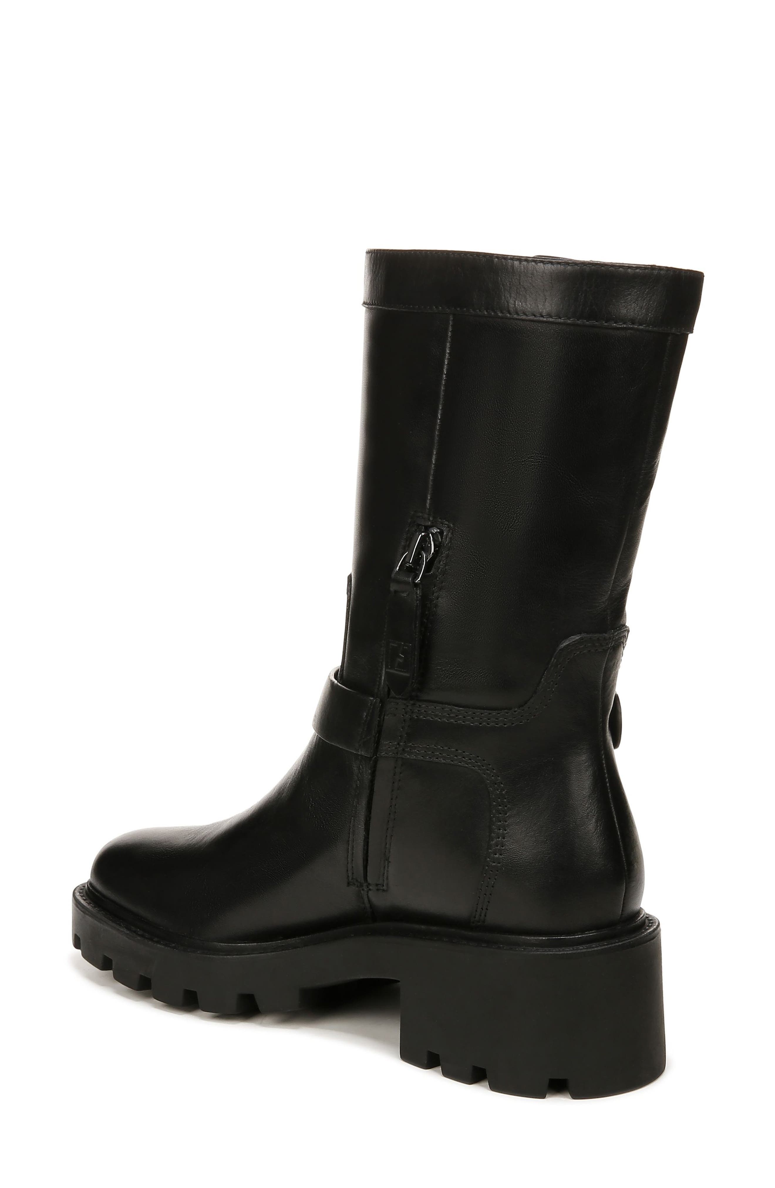 Franco Sarto Elle Lug Boot, Alternate, color, Black