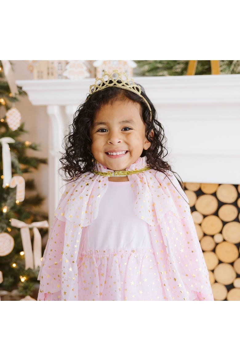 Star Tiered Cape, Alternate, color, Pink