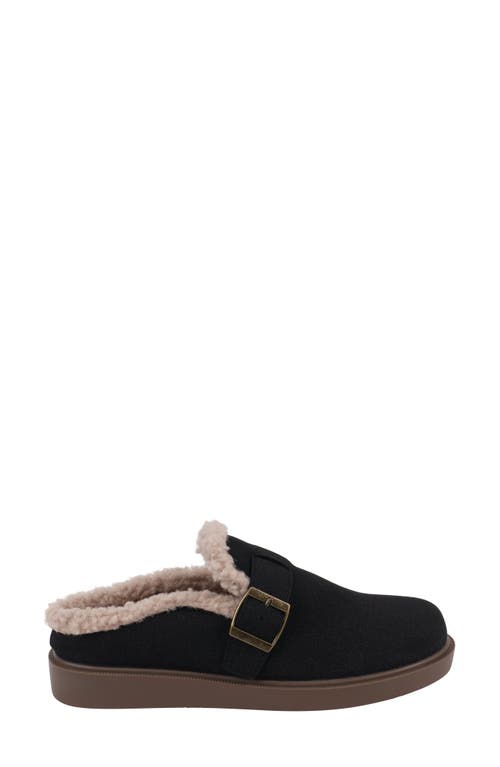 Good Choice New York Vallery Faux Shearling Lined Mule In Black