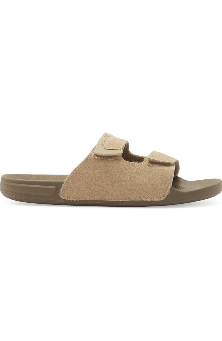 Quiksilver Dusk Patrol Slide Sandal, Alternate, color, Tan/ Medium Brown