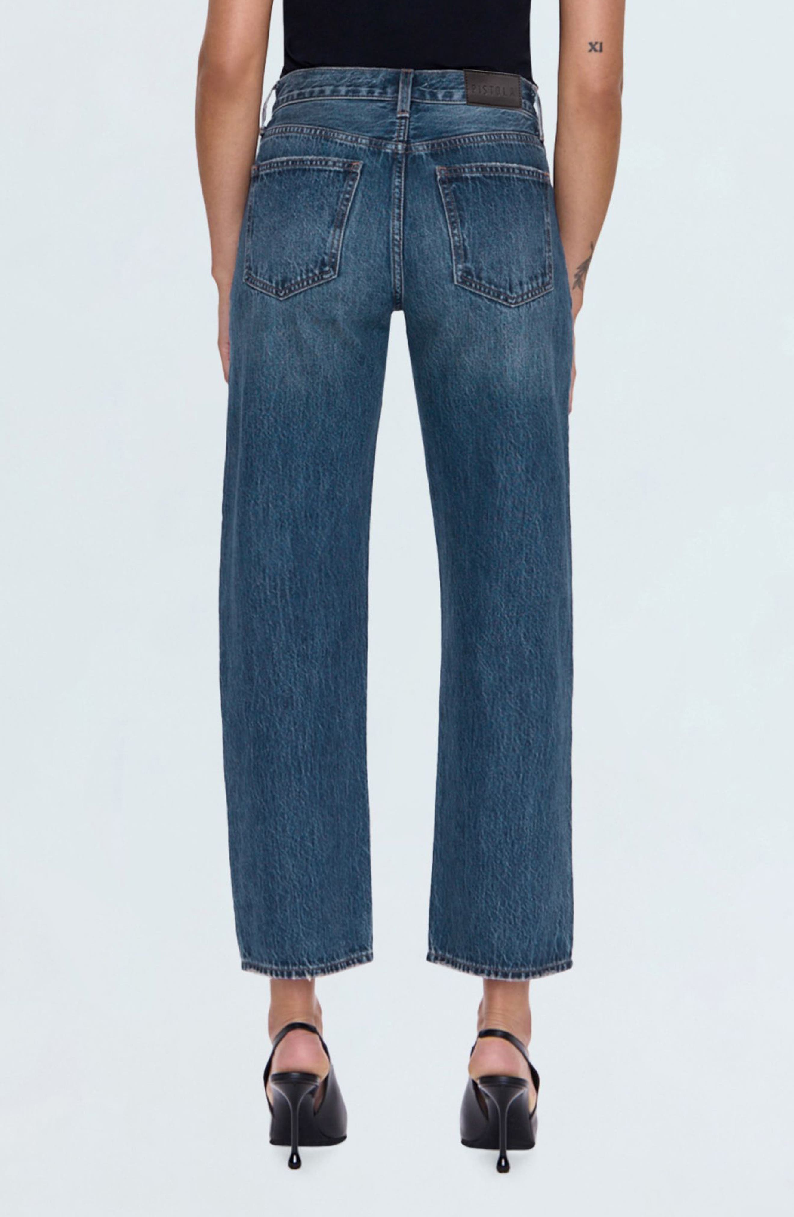 Lexi Distressed Crop Barrel Jeans - image 2