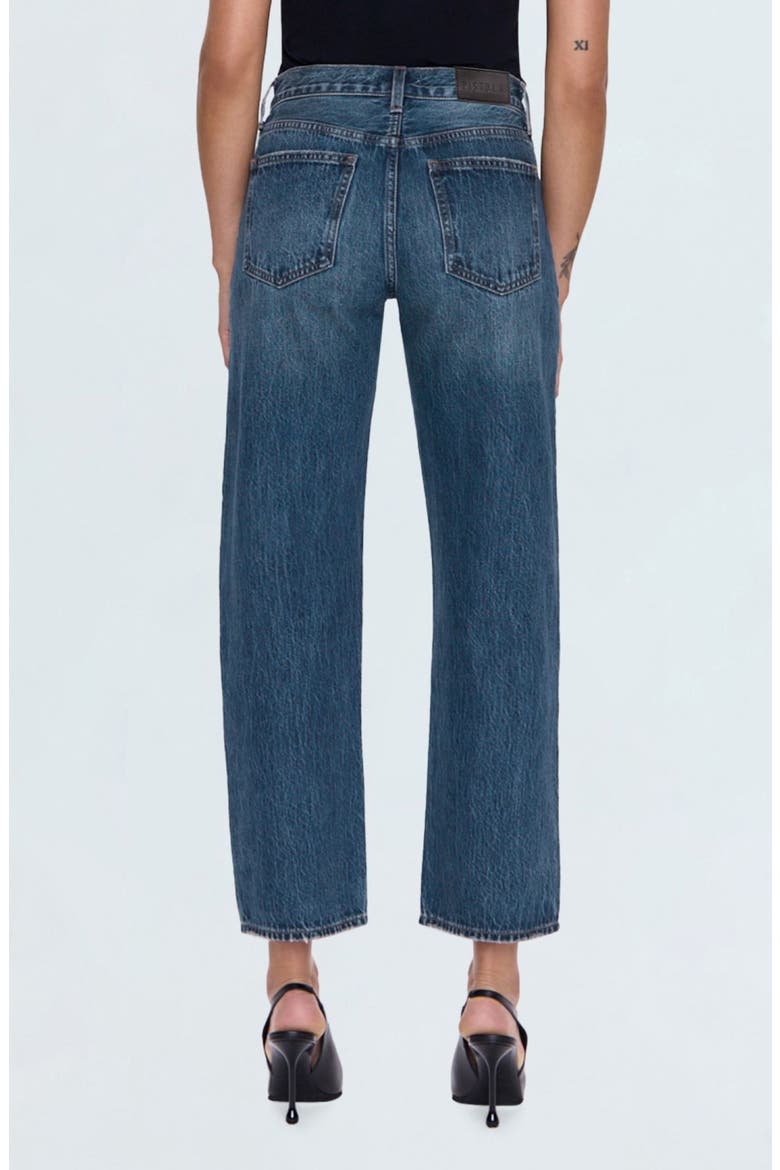 Lexi Distressed Studded Crop Barrel Jeans, Alternate, color, ARTISAN