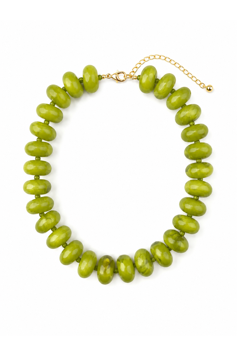 Olive Grove Necklace, Main, color, Green