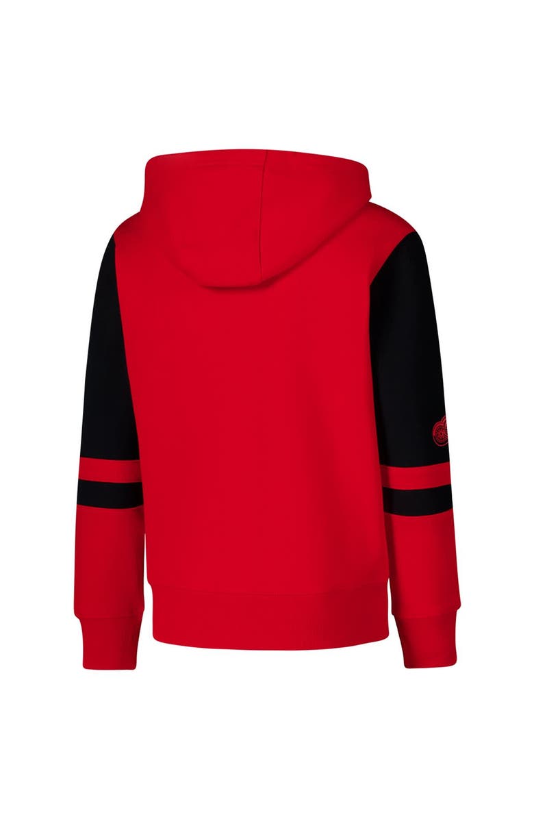 Outerstuff Youth Red Detroit Red Wings Face Off Full-Zip Hoodie, Alternate, color, Red