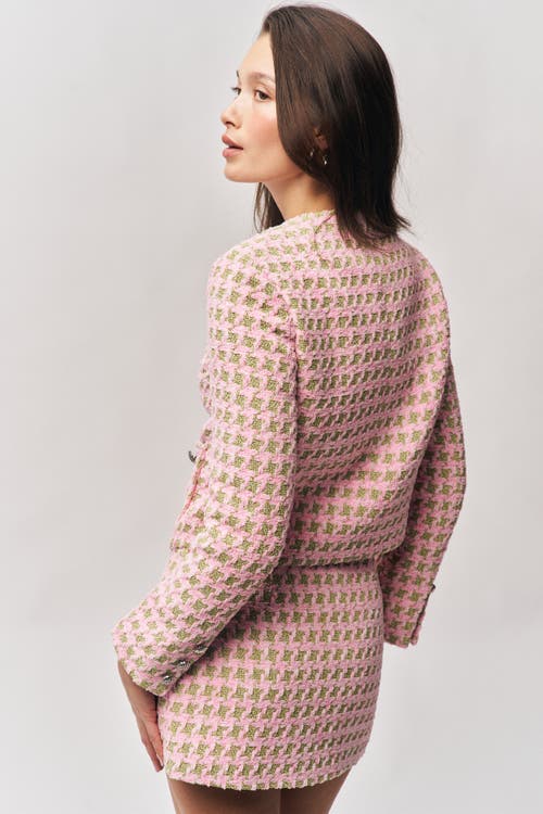Guizio Halstead Skirt In Pink Multi