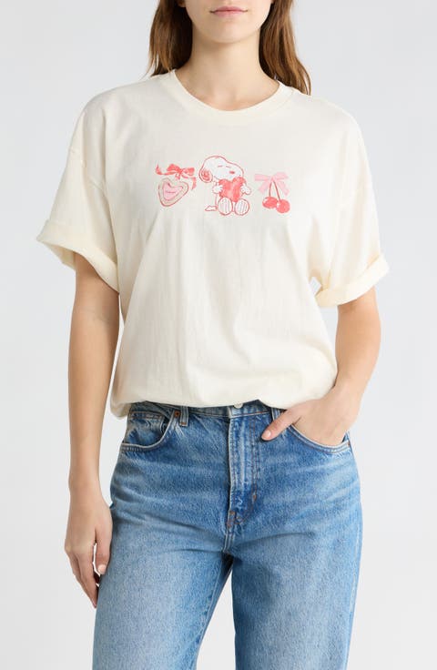 Peanuts® Snoopy Valentine Cotton Graphic T-Shirt