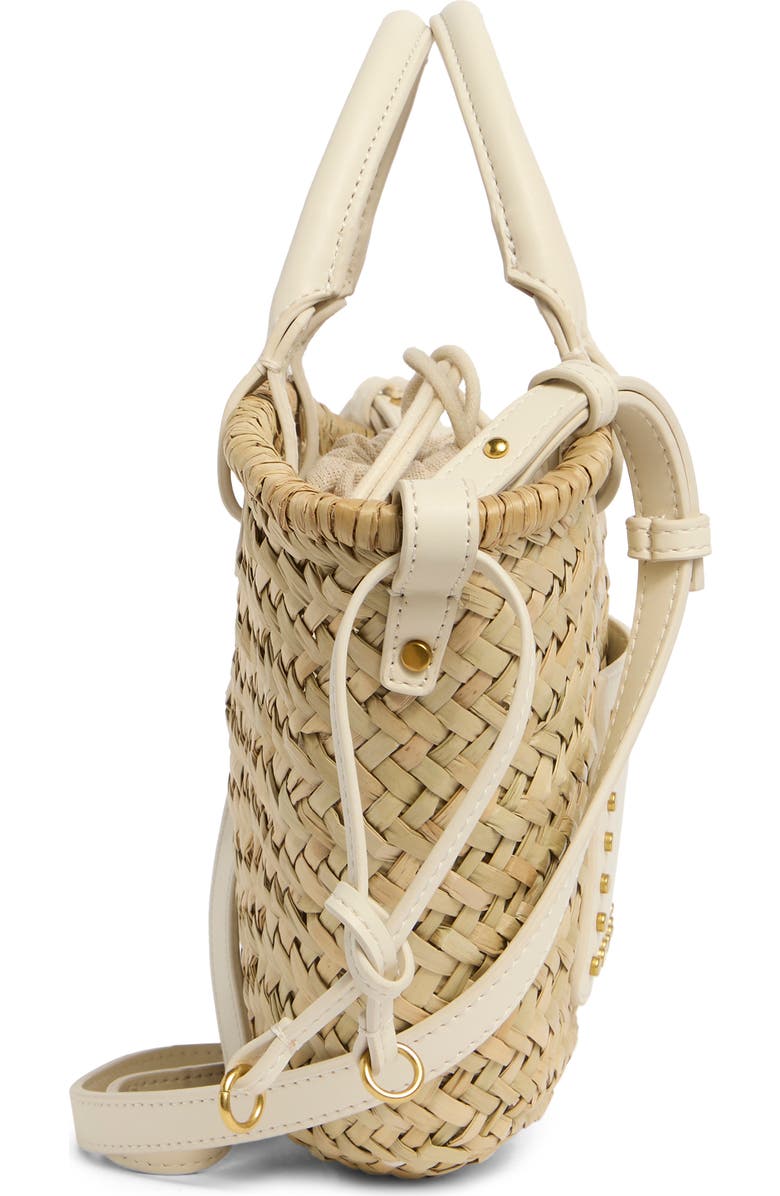 Collection XIIX Small Straw Tote, Alternate, color, Natural White