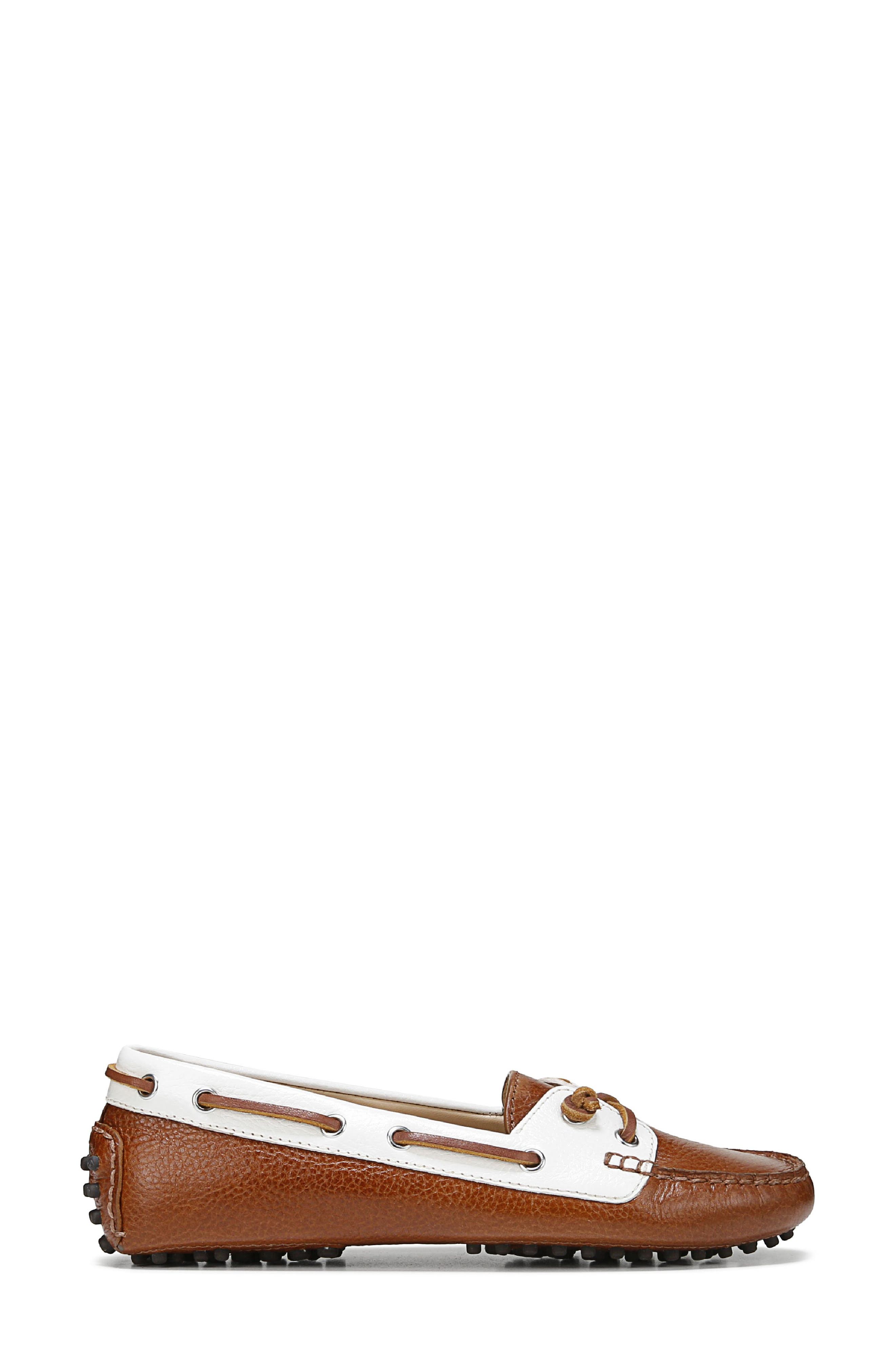Veronica Beard Jia Boat Shoe, Alternate, color, Whiskey/ Coconut