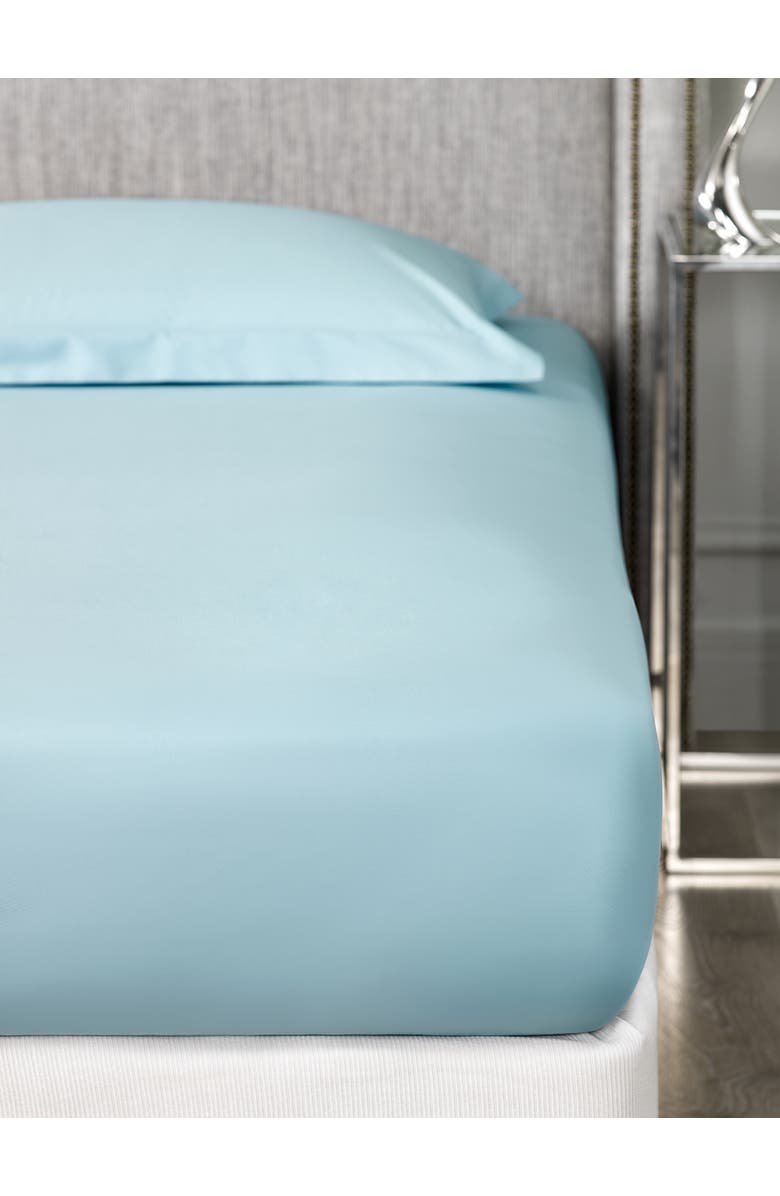 Togas Royal Flat Sheet, Alternate, color, Sky Blue