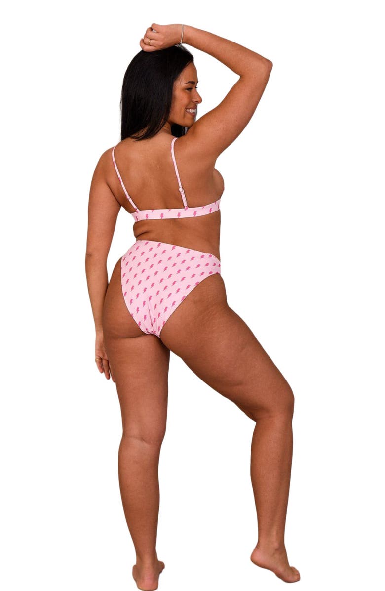 OOSC Strike of Luck Boost 'Em Up Bikini Top, Alternate, color, Pink