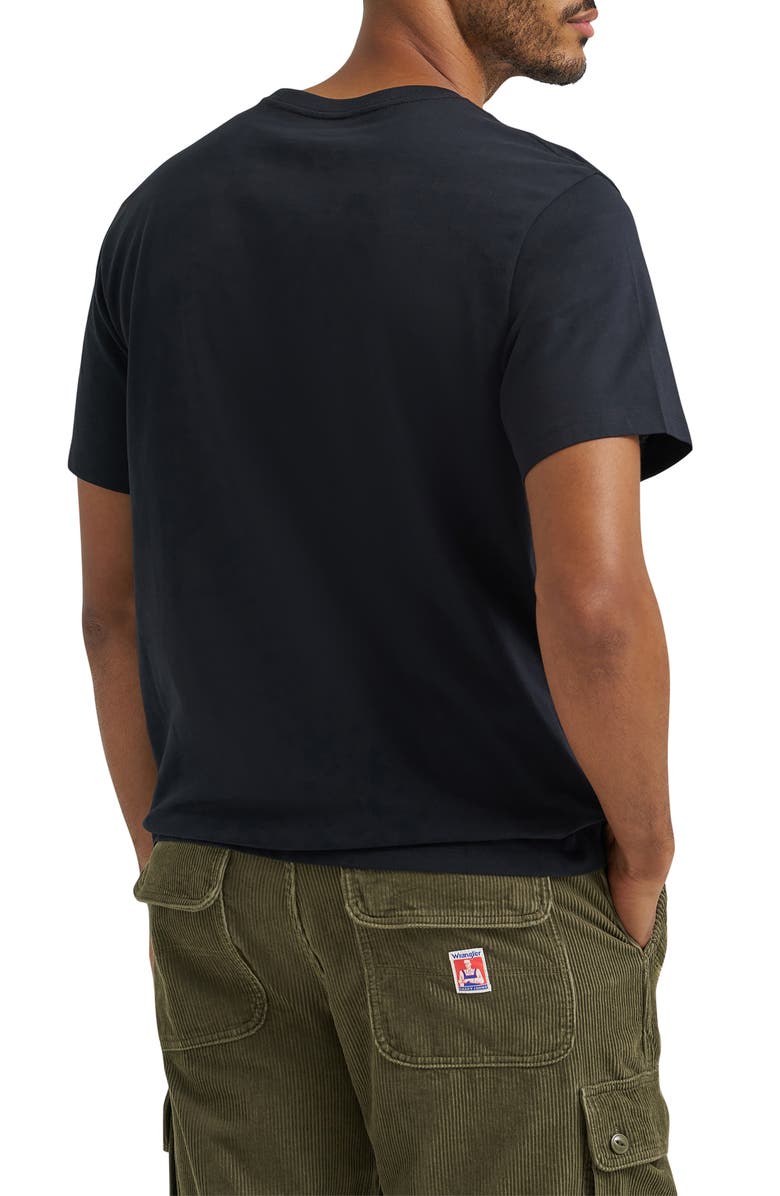 Wrangler Butts Embroidered T-Shirt, Alternate, color, Black