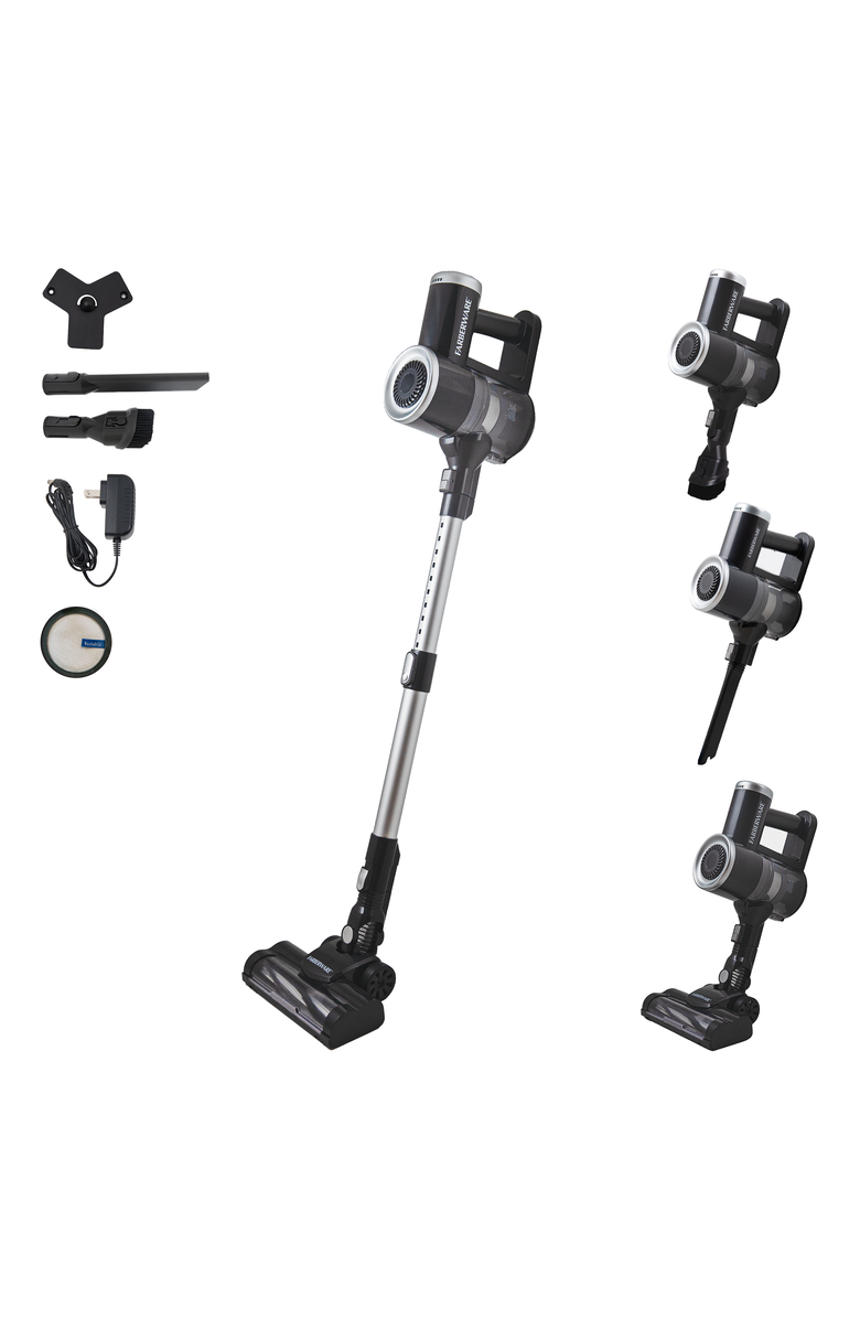 FARBERWARE Cordless Pro Stick Vacuum Cleaner, Main, color, Black