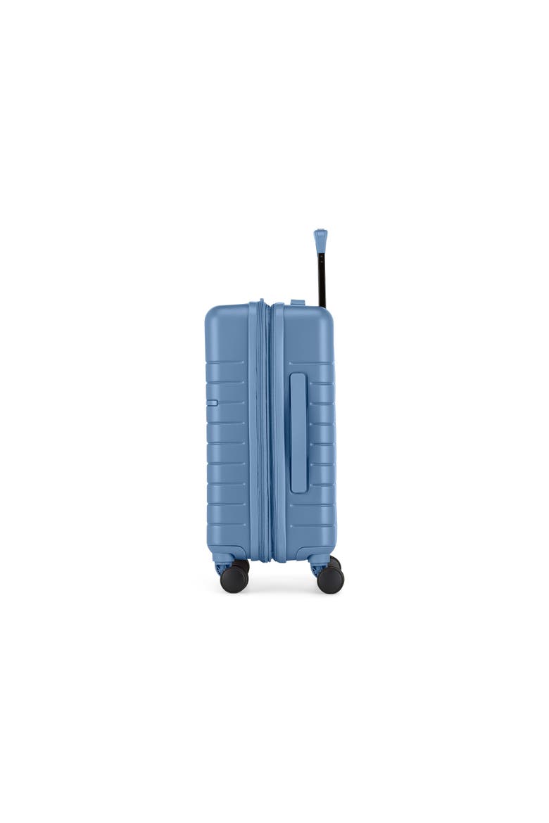 Munich 3 Piece Hardside Luggage Set with Expansion, Alternate, color, Blue