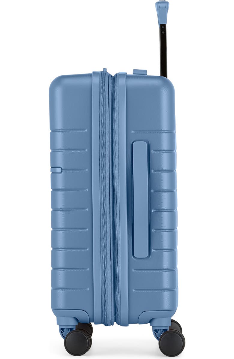 bugatti Munich Hardside Carry-on Luggage with Expansion, Alternate, color, Blue