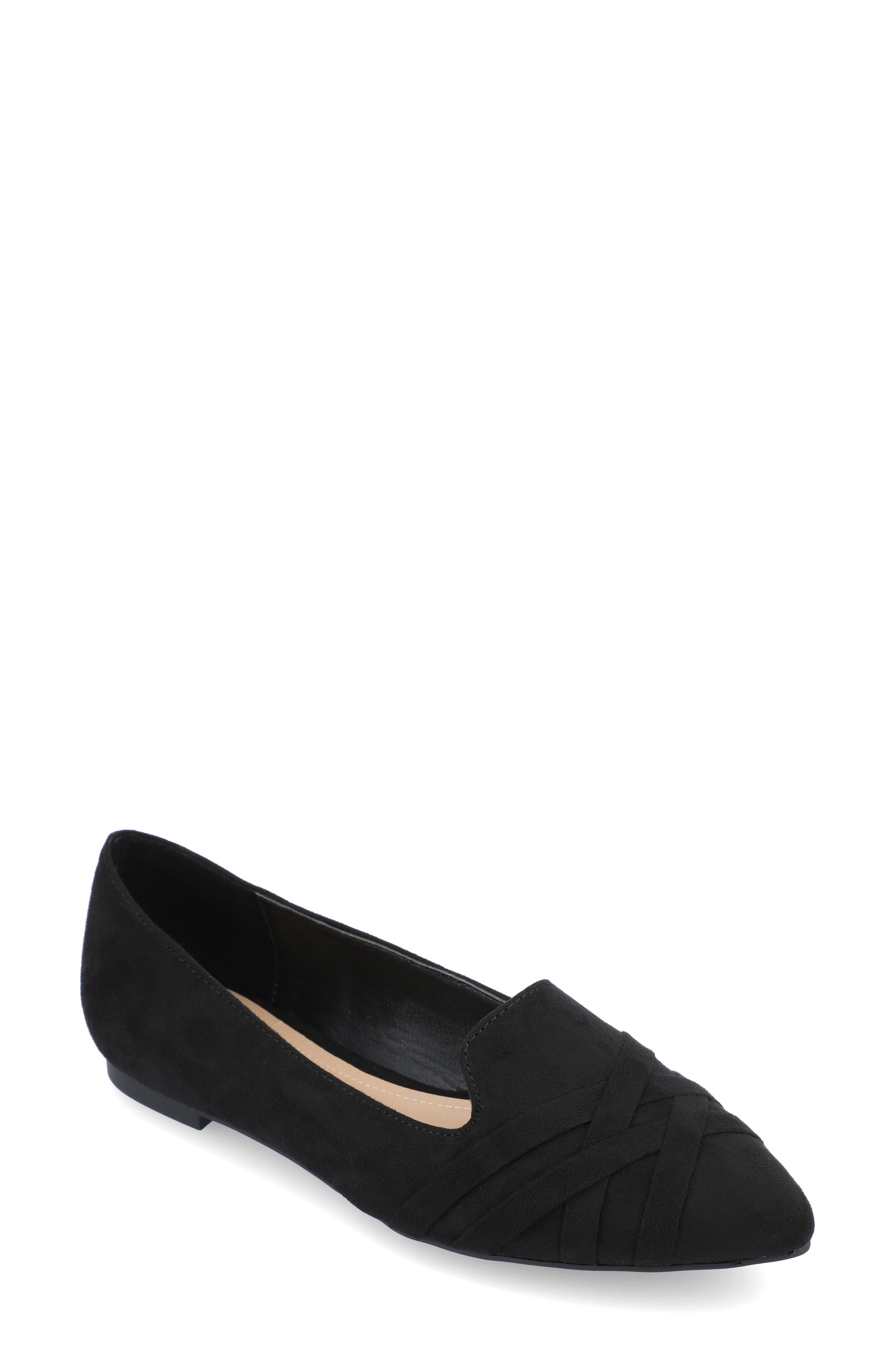 Mindee Crisscross Toe Flat - Wide Width Available