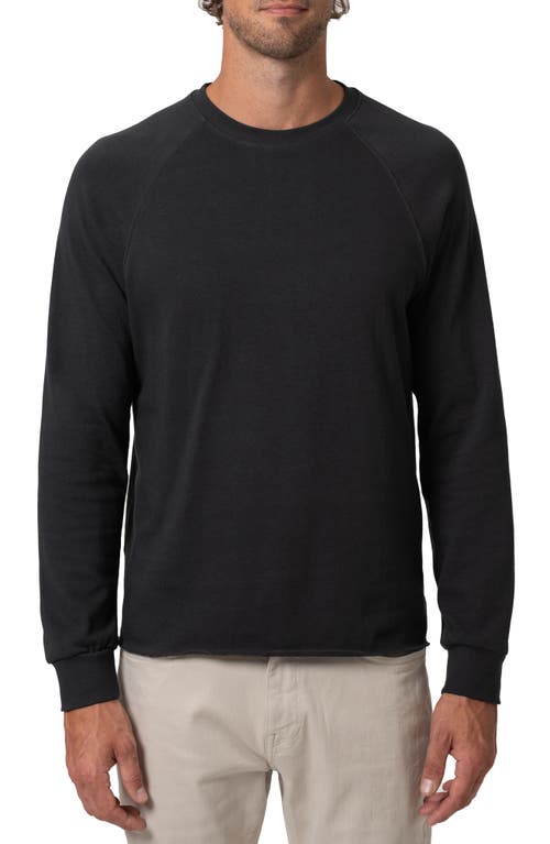 Mavi Jeans Raglan Sleeve Cotton Pullover In Pirate Black