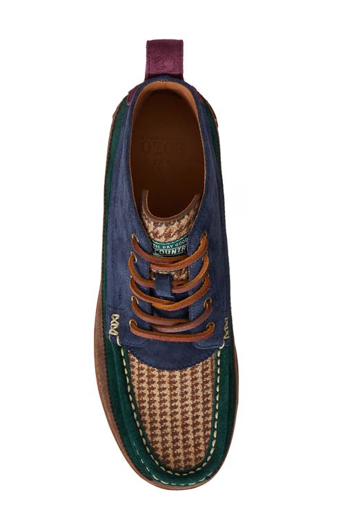Polo Ralph Lauren Mixed Ranger Work Boots Tweed Colorblock In Multi