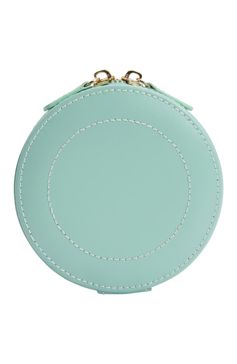 WOLF Sophia Round Zip Case, Alternate, color, Jade