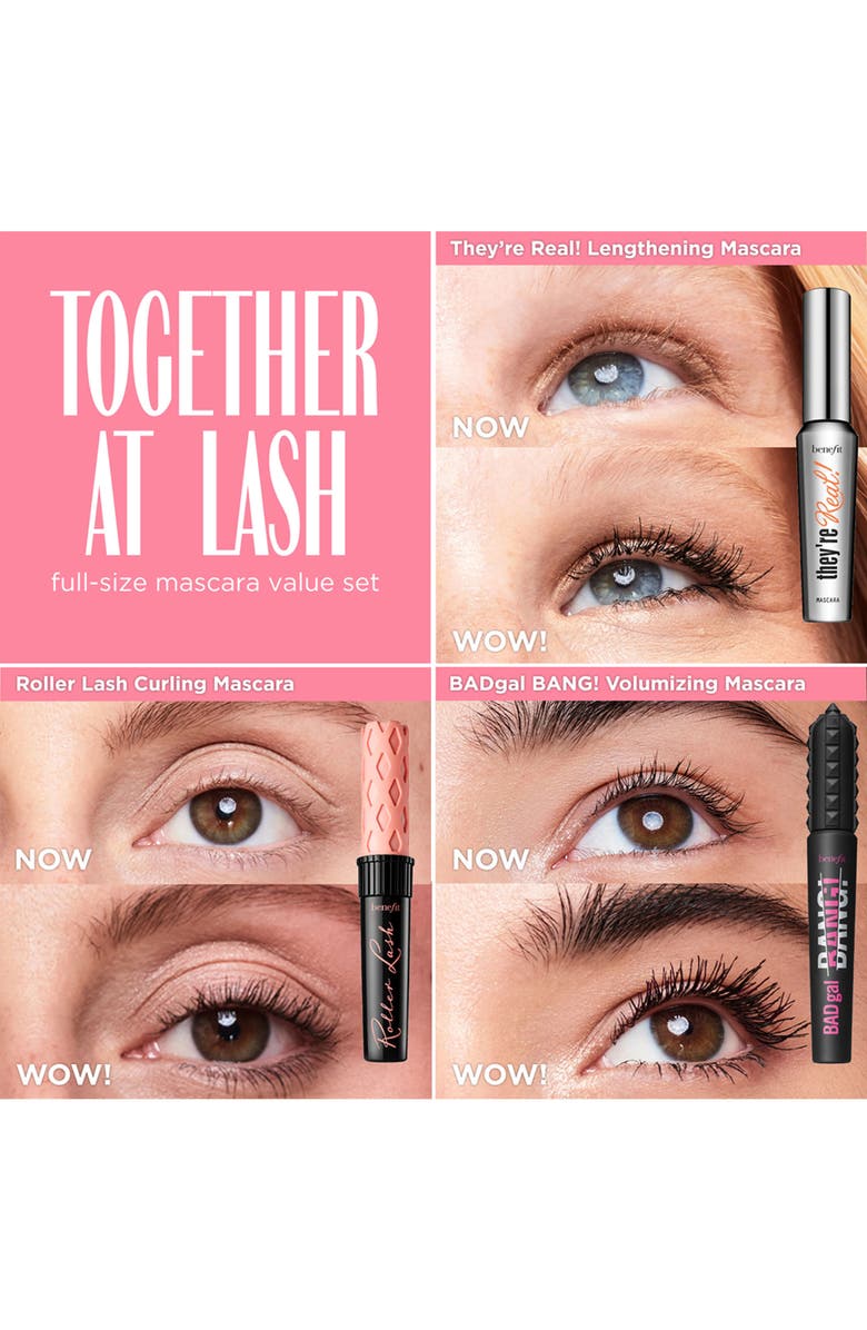 Benefit Cosmetics Benefit Together At Lash Full Size Mascara Set, Alternate, color,
