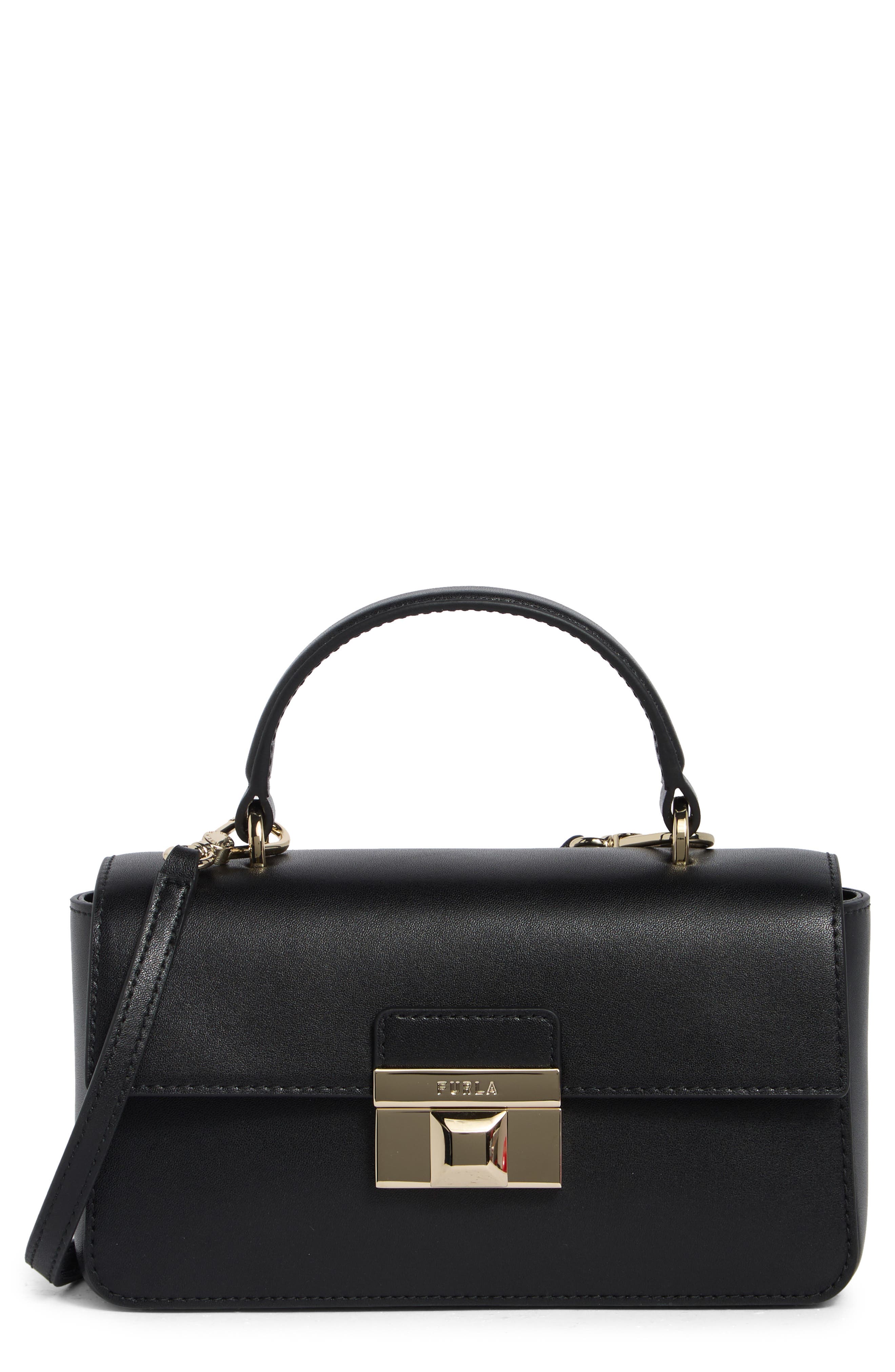 Venere Micro Leather Top Handle Bag