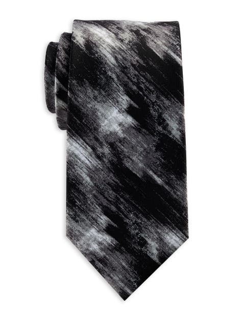 Big & Tall Abstract Paint Stroke Tie