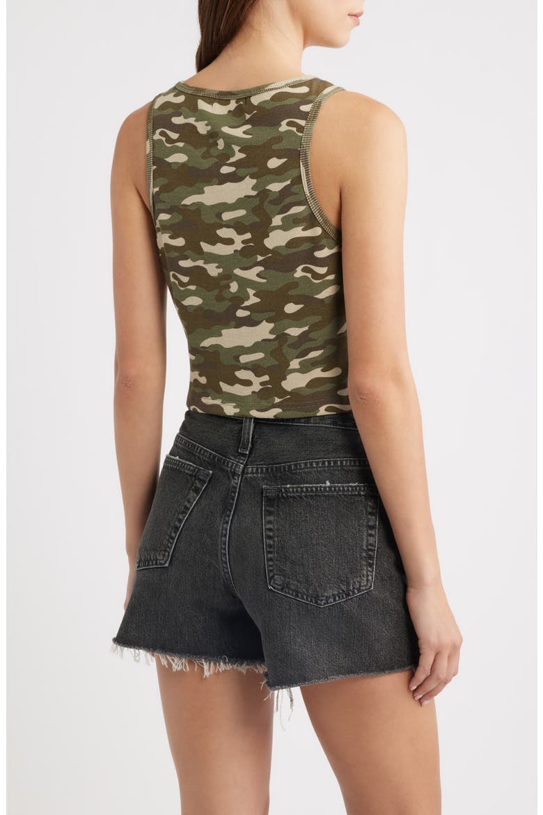 Camo Ribbed Tank, Alternate, color, OLIVE NIGHT CAMO