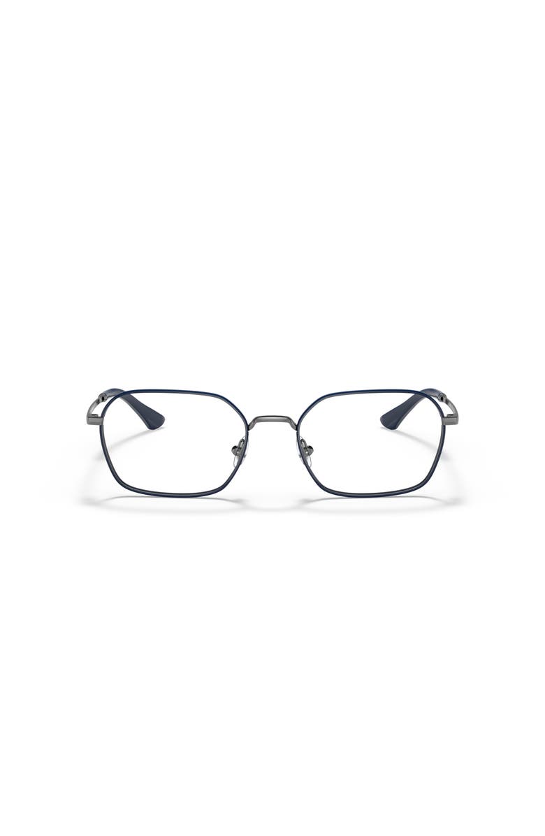 Brooks Brothers 54mm Rectangle optical glasses, Alternate, color, Blue