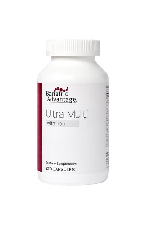 Ultra Multi with Iron High Potency Daily Multivitamin 270 Capsules