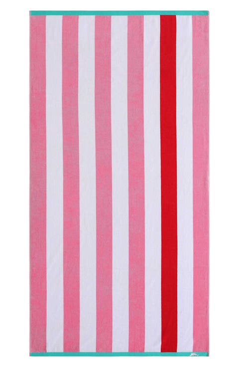 Beachside Pink Beach Towel