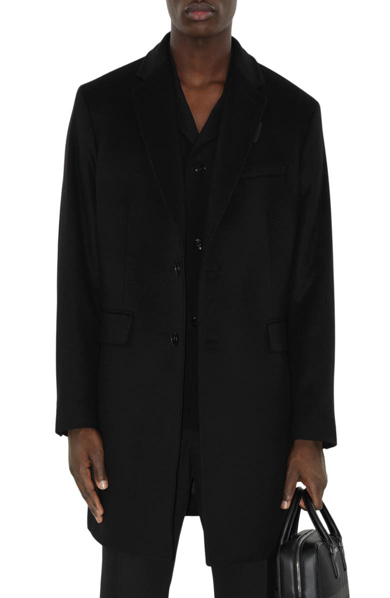 Burberry Callen Tailored Wool & Cashmere Coat, Main, color, 