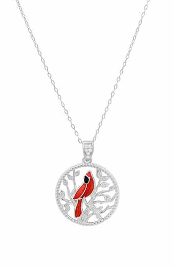 Queen Jewels Cardinal Pendant Necklace
