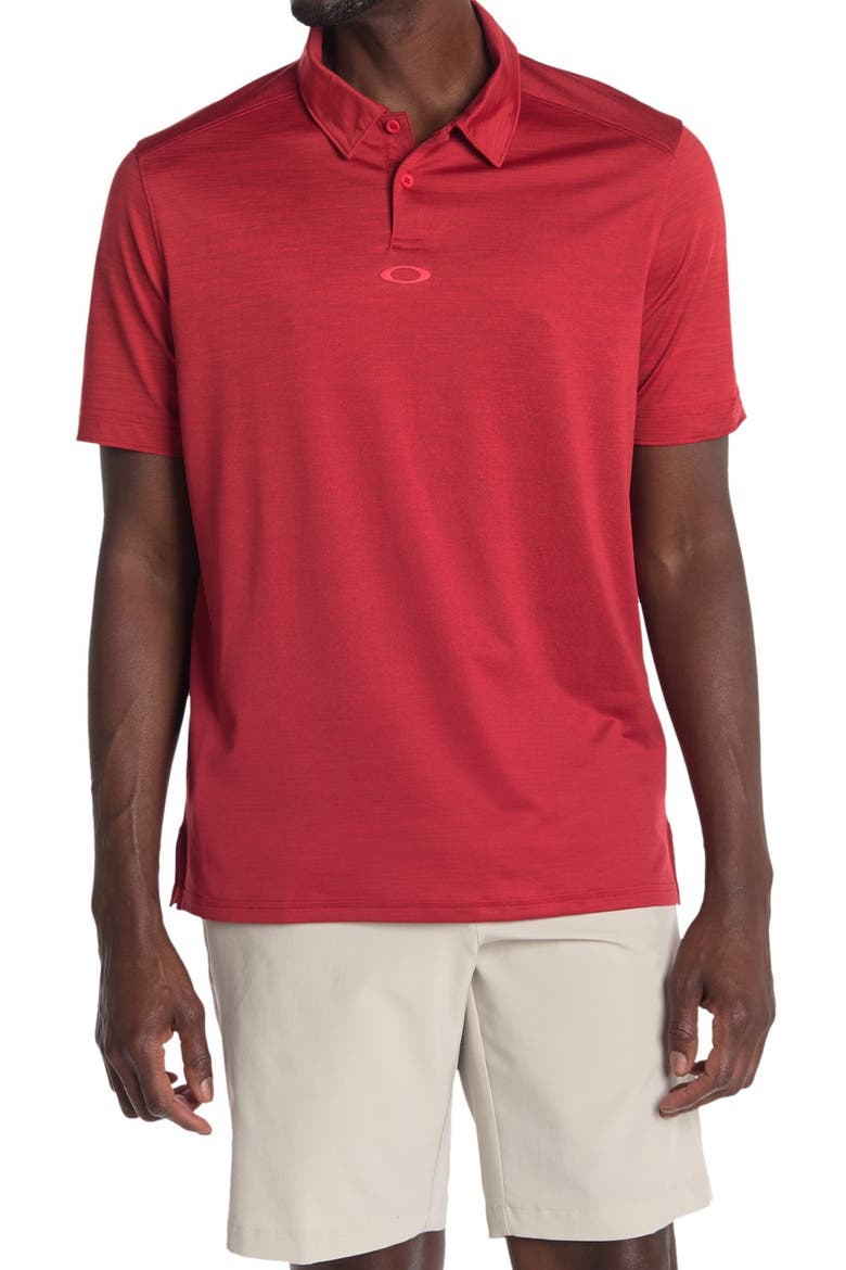 Gradient Gravity 2.0 Polo, Main, color, POPPY/DEEP RED HTHR