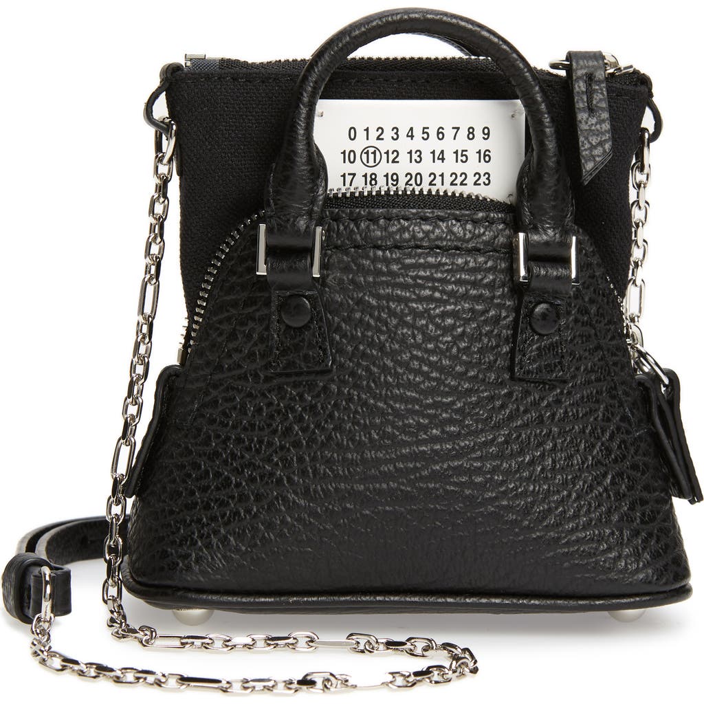 Maison Margiela Baby 5AC Classique Leather Top Handle Bag in Black  product
